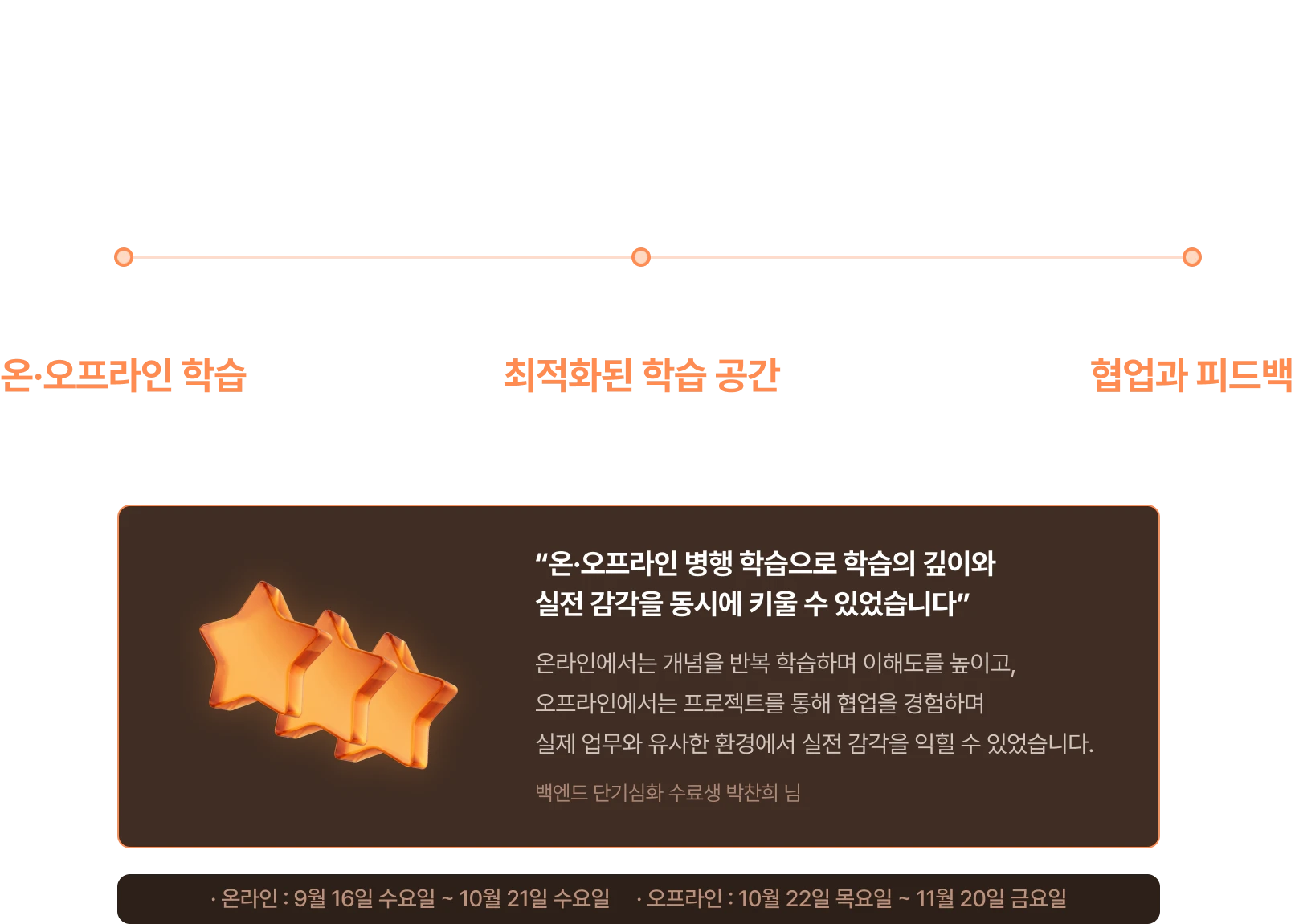 온오프라인 학습의 장점